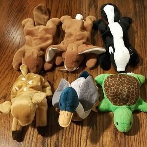 Ty Beanie Babies Forest Animal Set